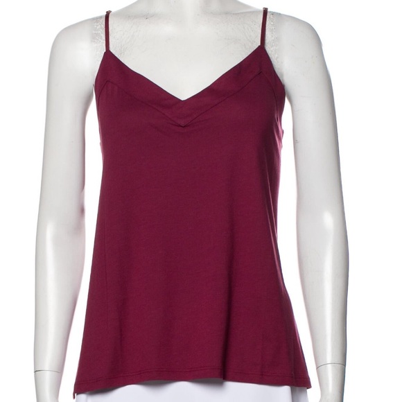 Cuyana Tops - Cuyana Pima Cami. Color: Berry. New with Tags.